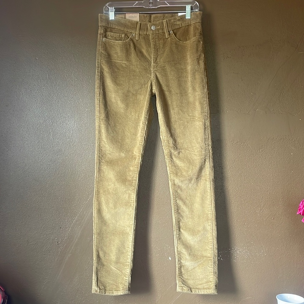 Levi Strauss 311 Corduroy Mid-Rise Shaping Skinny Pants / Size 29x30